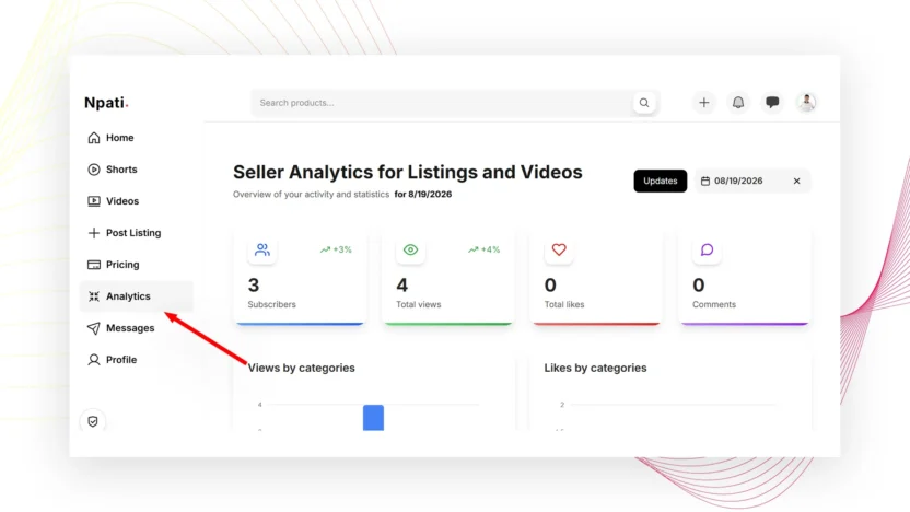 Seller-Analytics-for-Listings-and-Videos