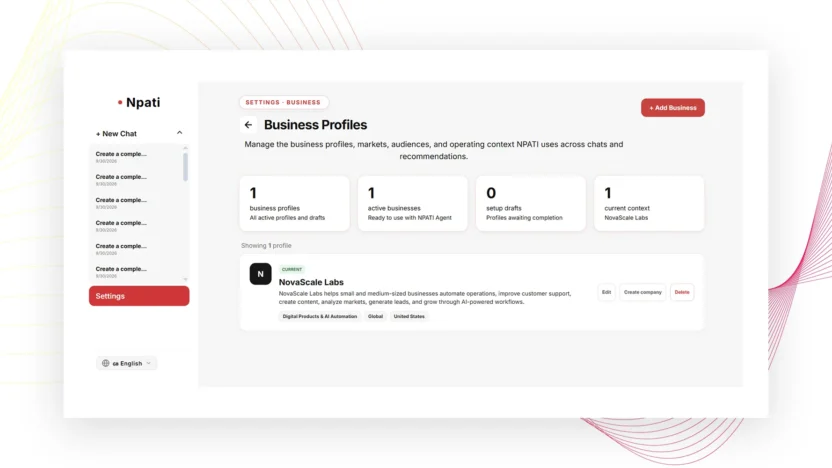 Business-Profile-in-NPATI-AI-Agent